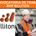 SE NECESITA PERSONAL DE FORMA INMEDIATA PARA BHP BILLITON