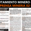 AVISOS PRENSA MINERIA 02-01-2020