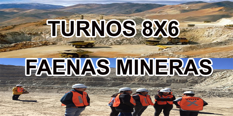 CONVOCATORIA DE PERSONAL PARA FAENAS MINERAS TURNOS 8X6