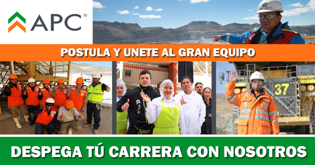 REQUERIMIENTO DE PERSONAL PARA TRABAJAR EN APC CORPORACION