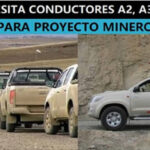 SE NECESITA CONDUCTORES A2,A3,A4,A5 PARA PROYECTO MINERO