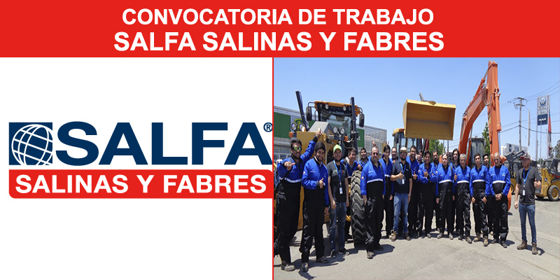 SALFA MONTAJES NECESITA PERSONAL PARA PROYECTO MINERO