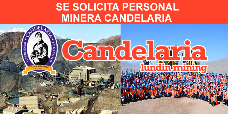 MINERA LA CANDELARIA SOLICITA PERSONAL PARA PROYECTO MINERO