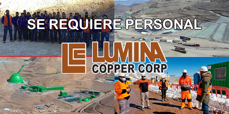 SCM MINERA LUMINA COPPER REQUIERE PERSONAL EN LA III REGION