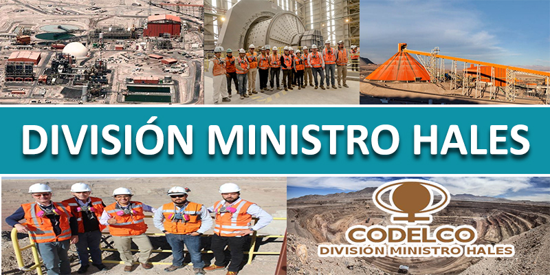 SE REQUIERE PERSONAL MINERO PARA DIVISION MINISTRO HALES CODELCO
