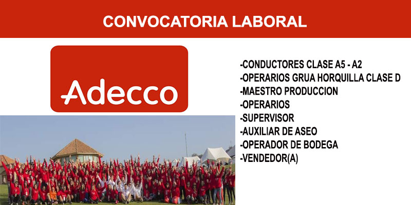 CONVOCATORIA ADECCO CHILE