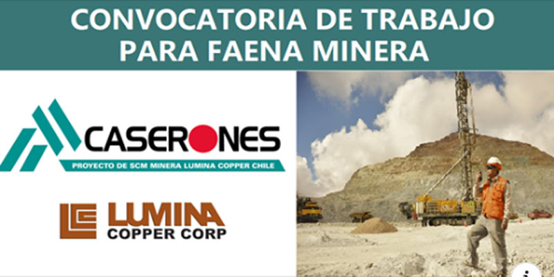 SE NECESITA PERSONAL PARA MINERA CASERONES