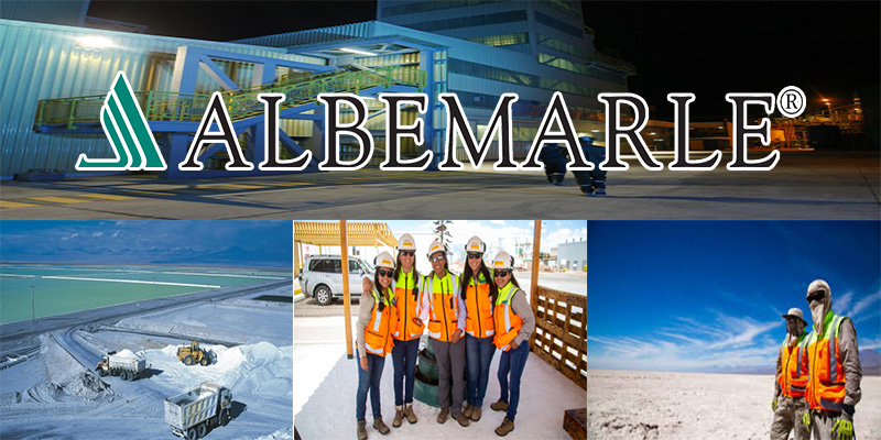 CONVOCATORIA DE TRABAJO EN ALBERMALE CORPORATION