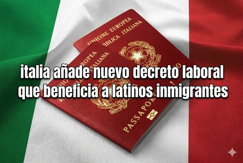 ley que beneficia a latinos recien llegados a italia
