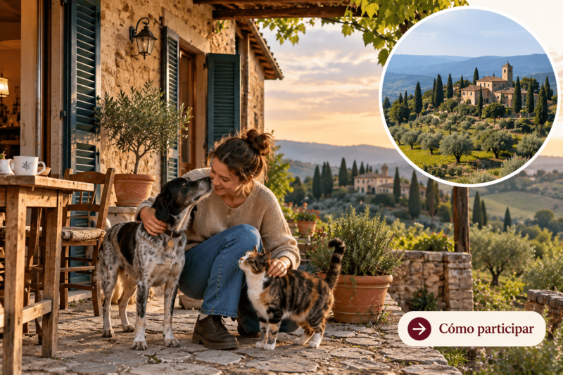 Cuidar casas y mascotas en la Toscana: cómo participar